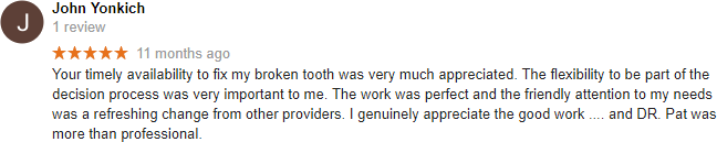 5 Star Google Review