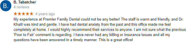 5 Star Google Review